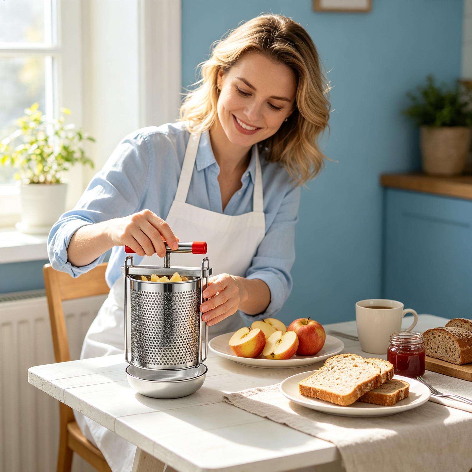 ステンレス製手動ジューサー、家庭用フルーツハニープレス機、家 - Citrus Juicer Bar のレビューと価格