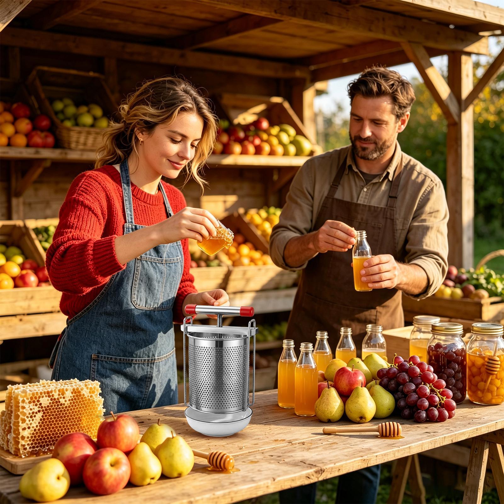 ステンレス製手動ジューサー、家庭用フルーツハニープレス機、家 - Citrus Juicer Bar のレビューと価格