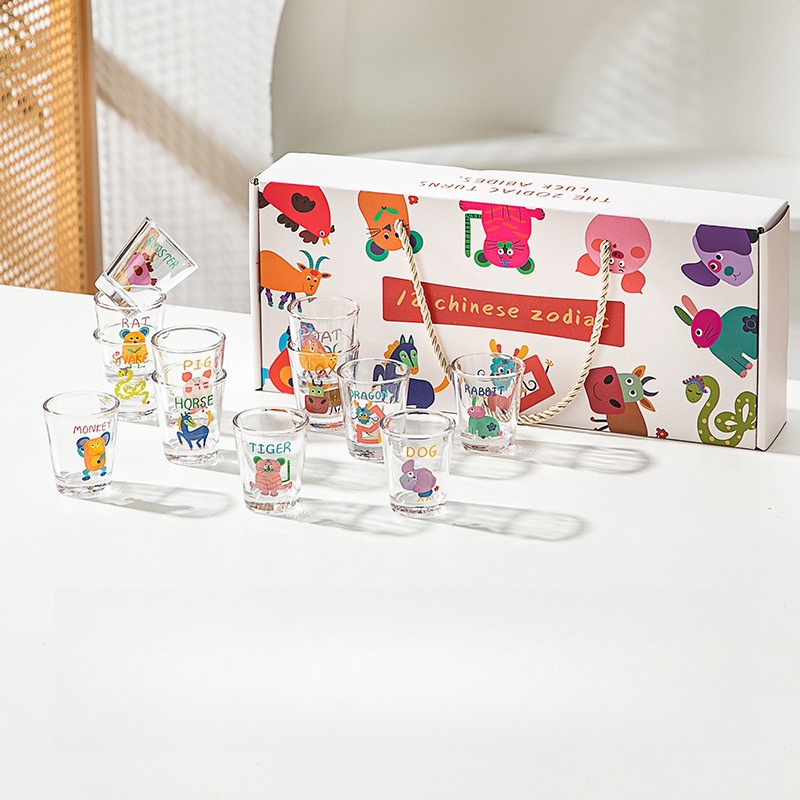 ショットグラスセット 12個入り 50ml かわいいミニグラ - Home Bar Set のレビューと価格